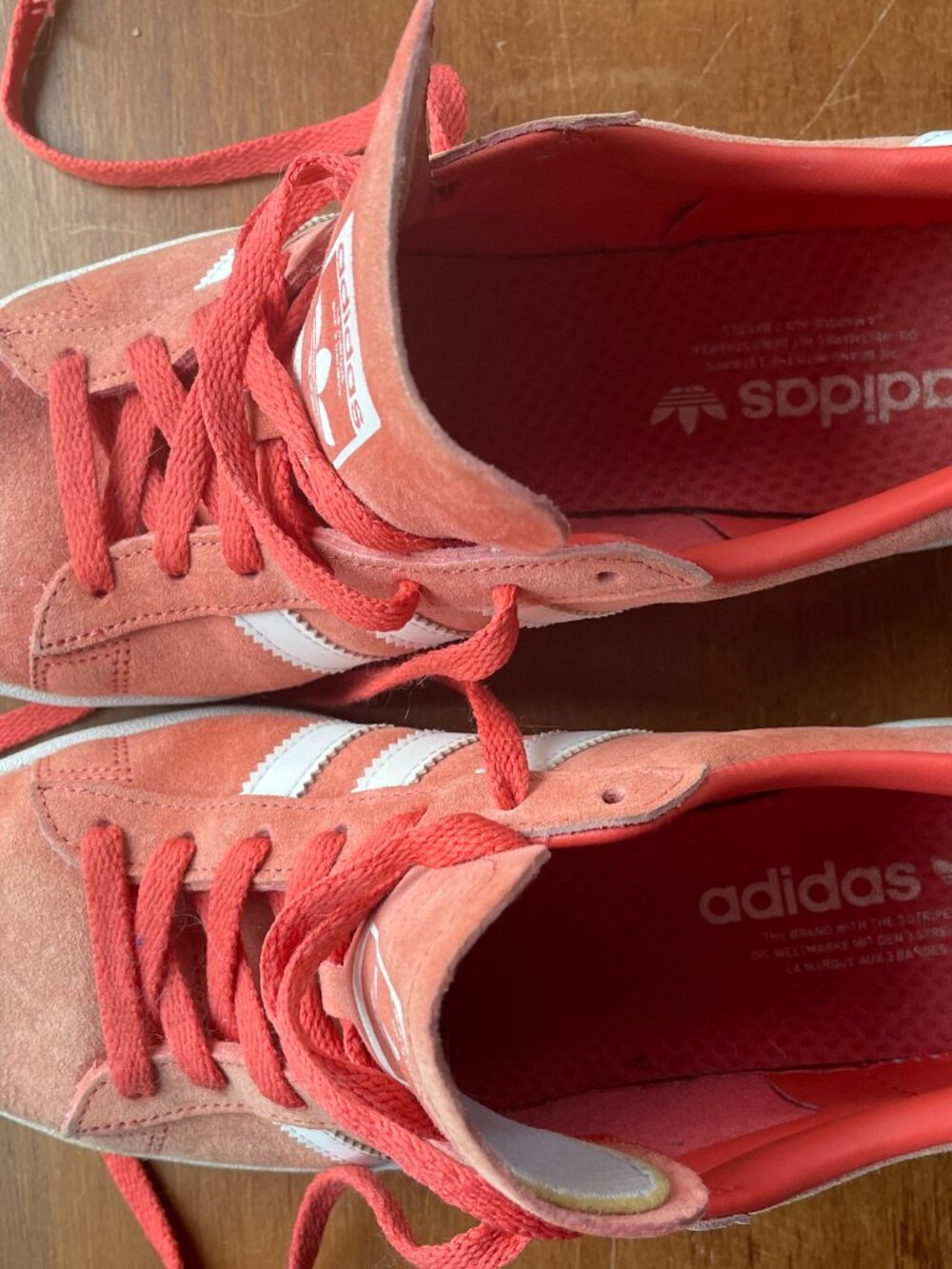Adidas Coral Suede Campus Running Shoes - Men’s Size 8 or Women’s 10 - Picture 8 of 13